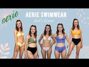 AERIE SUMMER 2022 SWIMSUIT HAUL | 1st YT video so lets go big with a bikini review 😏