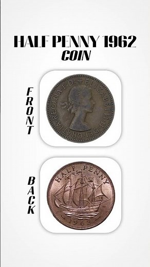 1962 Half Penny Coin: History, Design, and Current Value