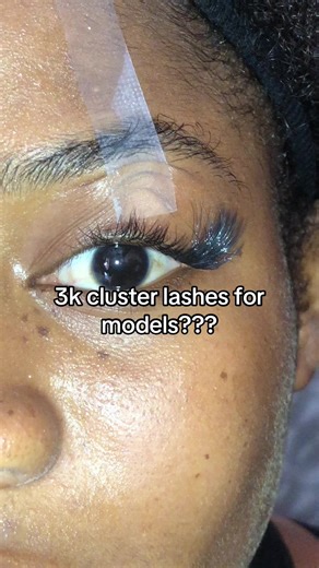 5 models only for this weekend #clusterlashes #fypシ