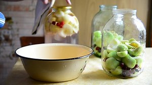 Woman Prepares Conserved Stewed Fruit Winter Stock Footage Video (100% Royalty-free) 21269341 | Shutterstock