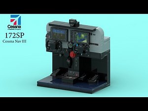 Lego Cessna 172 With Garmin G1000 Cockpit Set Tutorial
