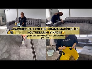 KARCHER CARPET AND SOFA WASHING SE 4001 PLUS USE🙃I WAS SHOCKED AT THE DIRT REMOVED, LEGENDARY PER...