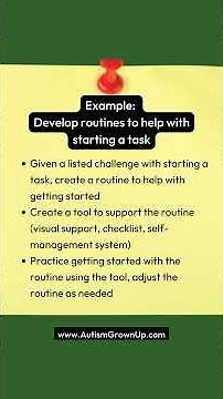 Task Initiation - Executive Functioning Skills Goal Starter Ideas #shorts