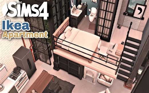 THE SIMS 4速建||搬运 Ikea Inspired Apartment 910 Medina Stud 【No CC 】by KELLYHARTX