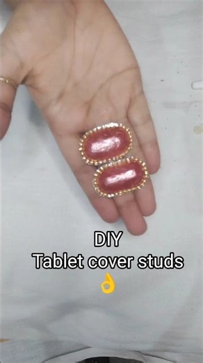 Day 4/7 Navratri Earrings | Tablet Cover to Beautiful Red Studs | Waste to Best DIY | suni #shorts