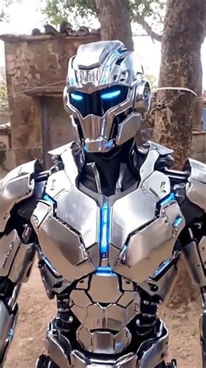 viral ai video editing 😲 in robot man 🤖 #viral #marve #marvel