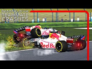 TEAMMATE Crashes #2| BeamNG.drive | With MOTION BLUR | F1 2021 MOD | 60FPS