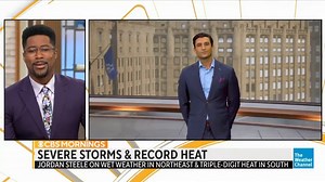 2.3K views · 36 reactions | Airlines have canceled or delayed thousands of flights this week, as much of the U.S. battles bad weather. The Weather Channel’s Jordan Steele says power outages, 70 mph wind gusts and big storms have swept through much of the country — and Americans can expect these conditions to continue. | CBS Mornings | Facebook