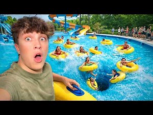 THE BIGGEST WATER PARK!! | Waterpark Simulator - Part 4