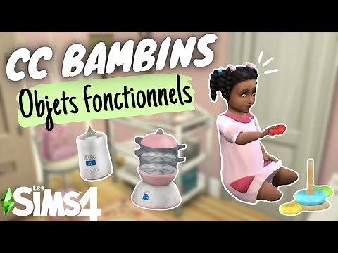 CC Bambins : objets fonctionnels pour plus de gameplay 🎨🚲 || CC Sims 4