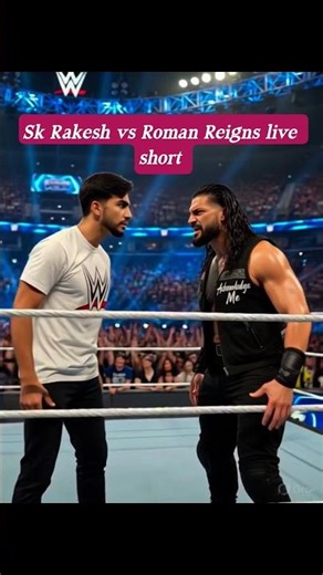 WWE match Sk Rakesh vs Roman Reigns ।। live short video 🤜🏻🤛।। #wwe #wweshorts #romanreigns