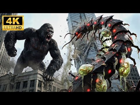 KING KONG vs GIANT CENTIPEDE | The City is Infested by Alien Insects | Monsterverse Compilation