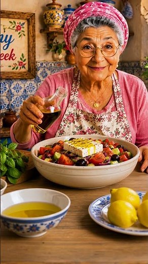 Authentic Greek Salad | Easy Greek Recipe 🥗