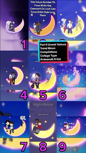 Urusei Yatsura Trend Moon Anime Meme Compilation Collab