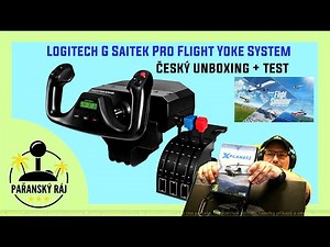 Český Unboxing + Test: Logitech G Saitek Pro Flight Yoke System | CZ 4K60