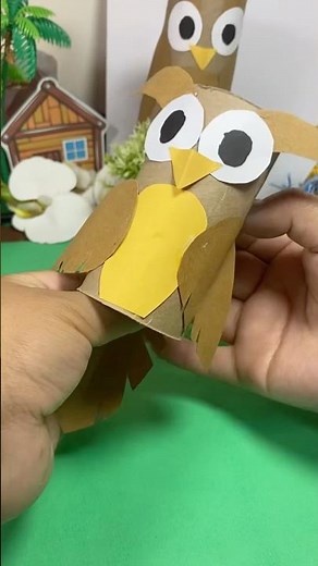 Toilet Paper Owl Craft 🦉✨ | Fun and Easy for Kids!