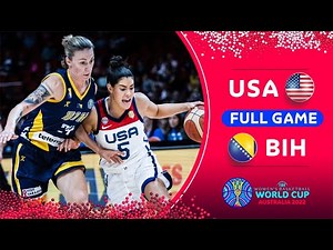 USA v Bosnia and Herzegovina | Full Basketball Game | FIBA Women's Basketball World Cup 2022