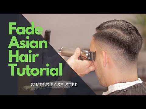Drop Fade Asian Hair | Comb Over - SIMPLE Fade Tutorial