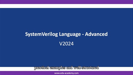 SystemVerilog 语言 - 高级（预览版）