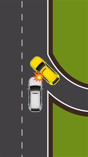 ⚠️ Be Careful Entering the Main Road from the Right Side! 🚗