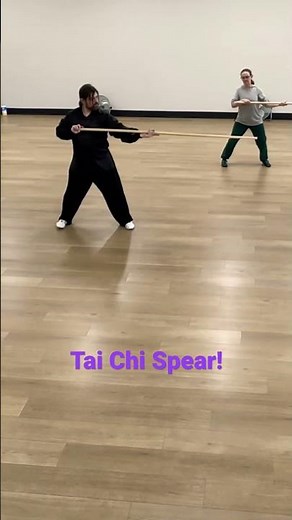 The BEST Tai Chi Spear tip! #taichi #taiji #shorts #martialarts #kungfu #weapons