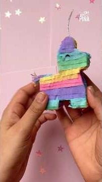 Así hice esta Mini piñata de burrito 🪅 🥰 #piñatas #diy #manualidades