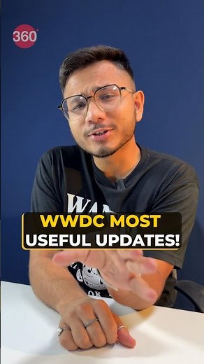 WWDC 2025 major announcements! #gadgets360 #tech #wwdc2025 #shorts #ios26 #ios #macos #ai #iphone