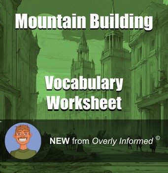 Mountain Building Vocabulary Worksheet