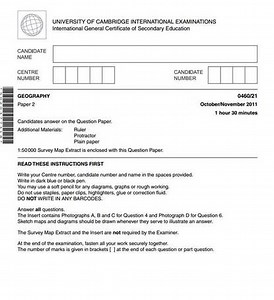Paper 2 - Geographical Skills