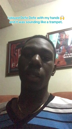 I played Defe Defe with my hands 🙌 and it was sounding like a trampet.