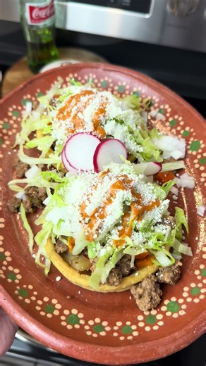 Delicious Mexican Sopes with Picadillo