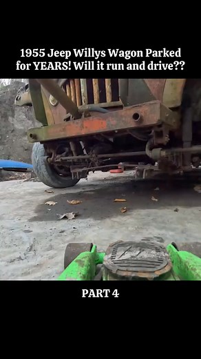 Part 3: 1955 Jeep Willys Wagon Parked for YEARS! Will it run and drive?? #repair #restoration #amazing #abandoned #restoring | Old.Coin86