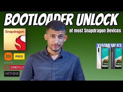How To Unlock Bootloader of Snapdragon devices | Xiaomi Mi A3