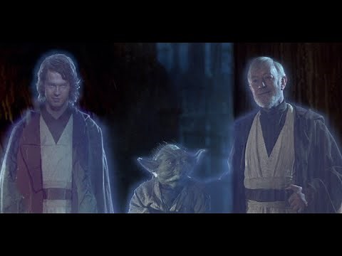 All Force Ghost scenes in Original Trilogy