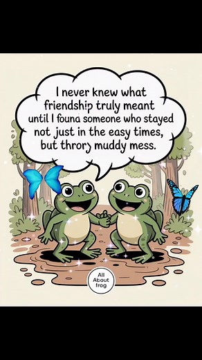 True friendship means sticking around through thick and thin, even when things get muddy. #FriendshipGoals #TrueFriends #frogs#FrogLife | All About Frogs