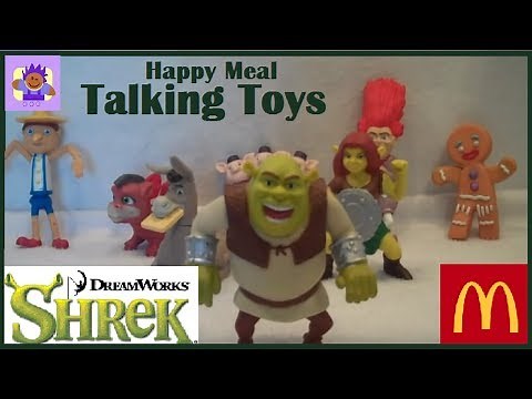 DreamWorks Shrek Talking Happy Meal Toy Collection