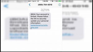 Bank of America text message phishing scam resurfaces
