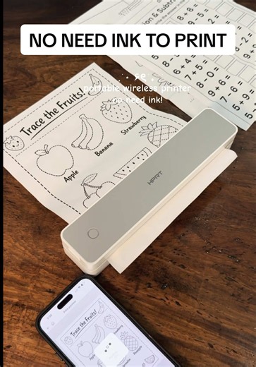 Portable inkless printer. #printer #inklessprinter #portableprinter #thermalprinter