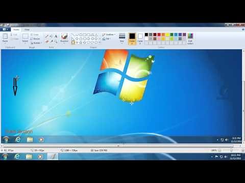 How to add an arrow to a picture with Paint