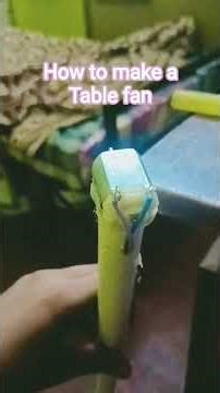 making a table fan #science #experiment
