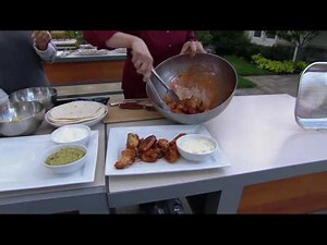 CooksEssentials Stainless Steel BBQ Pan with Removable Handle on QVC