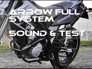 Yamaha WR125X Arrow full system Sound & Test