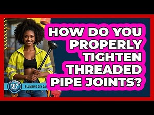How Do You Properly Tighten Threaded Pipe Joints?