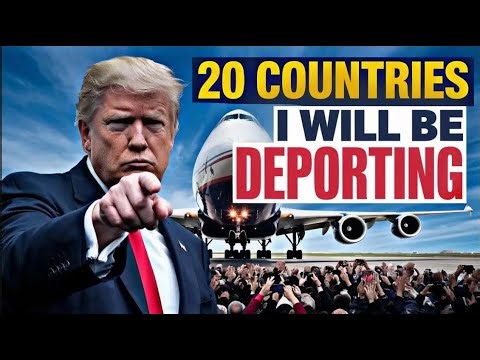 20 Countries Facing Deportation in the USA Under Donald Trump!