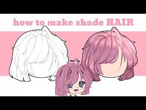 How To make shade hair || tutorial || gacha club || #2