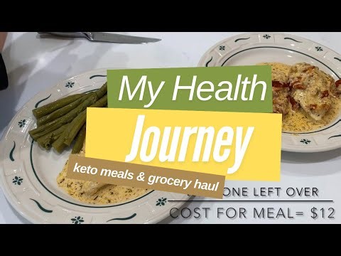 My Health Journey Keto Meals & Grocery Haul Cost per meal Monthly Update