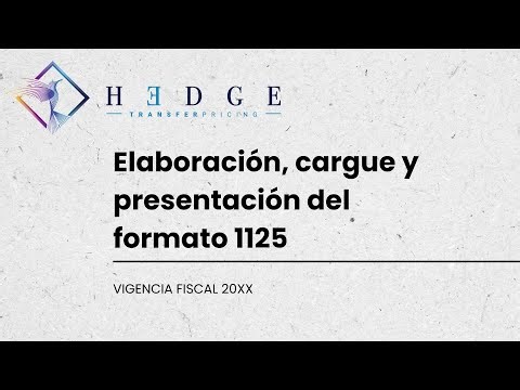 Video 2. Preparación, cargue y presentación del Formato 1125