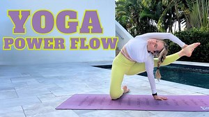 Advanced yoga flow: Challenging poses & deep stretches by the pool