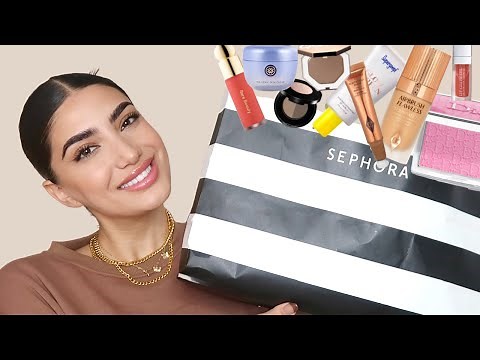 HUGE sephora haul (viral makeup + skincare)