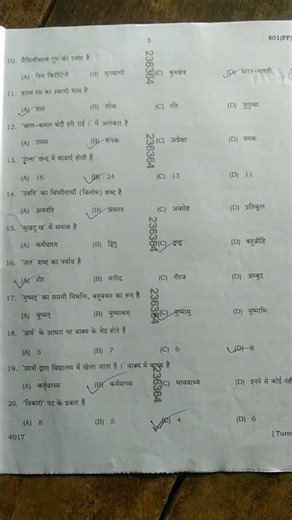 class 10 hindi up board model paper 2026model paper